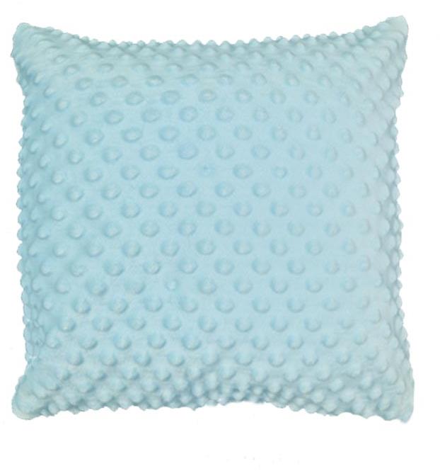 4sleep Povlak na polštář 40 × 40 na zip Minky modrý