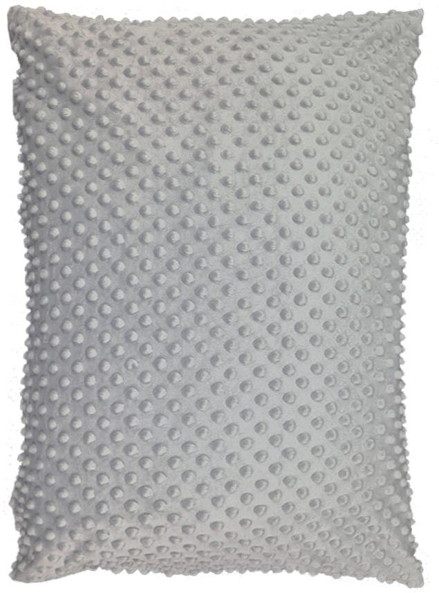 4sleep Povlak na polštář 40 × 60 na zip Minky světle šedý