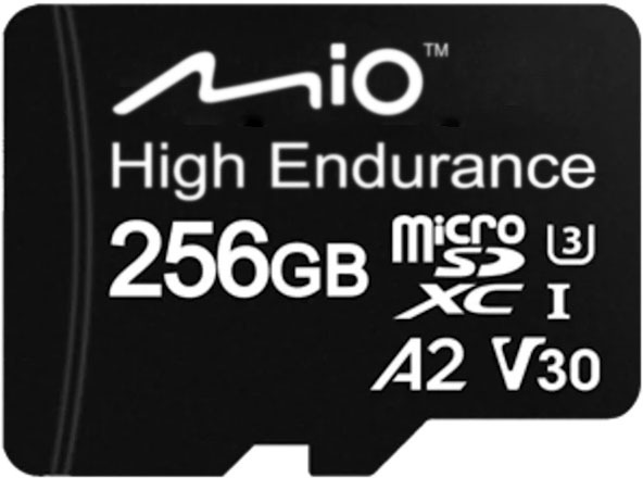 MIO High Endurance microSD 256GB, A2, U3/V30