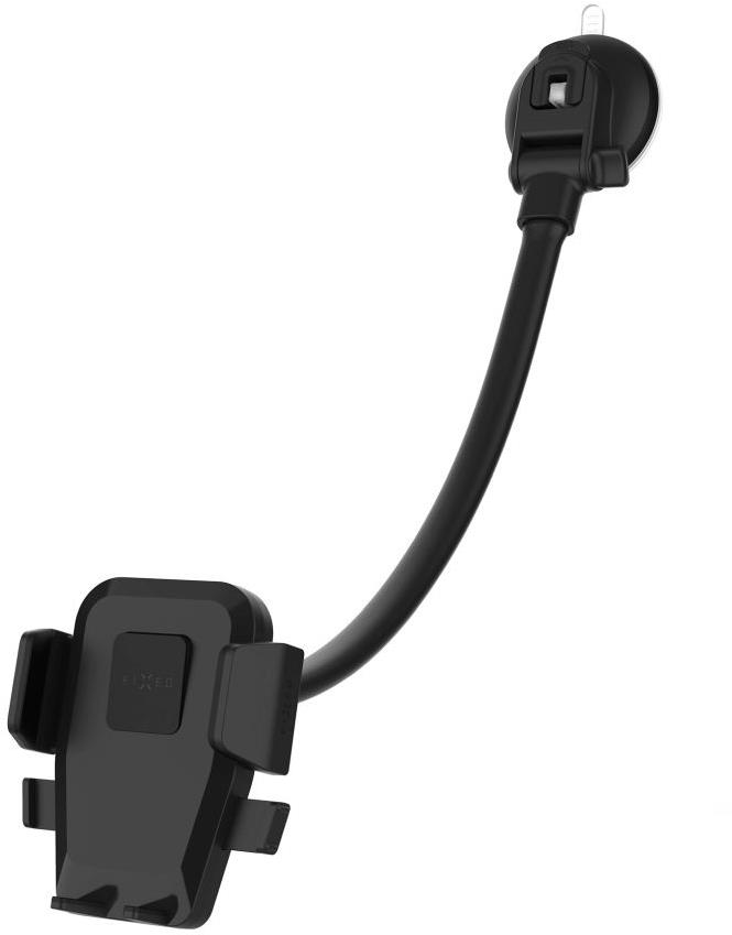 FIXED Iconiq Flex XL s flexibilní ohebnou nohou na sklo nebo palubní desku černý