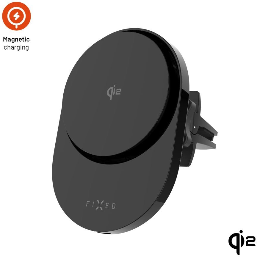 FIXED MagAir s podporou uchycení MagSafe Qi2 15W černý