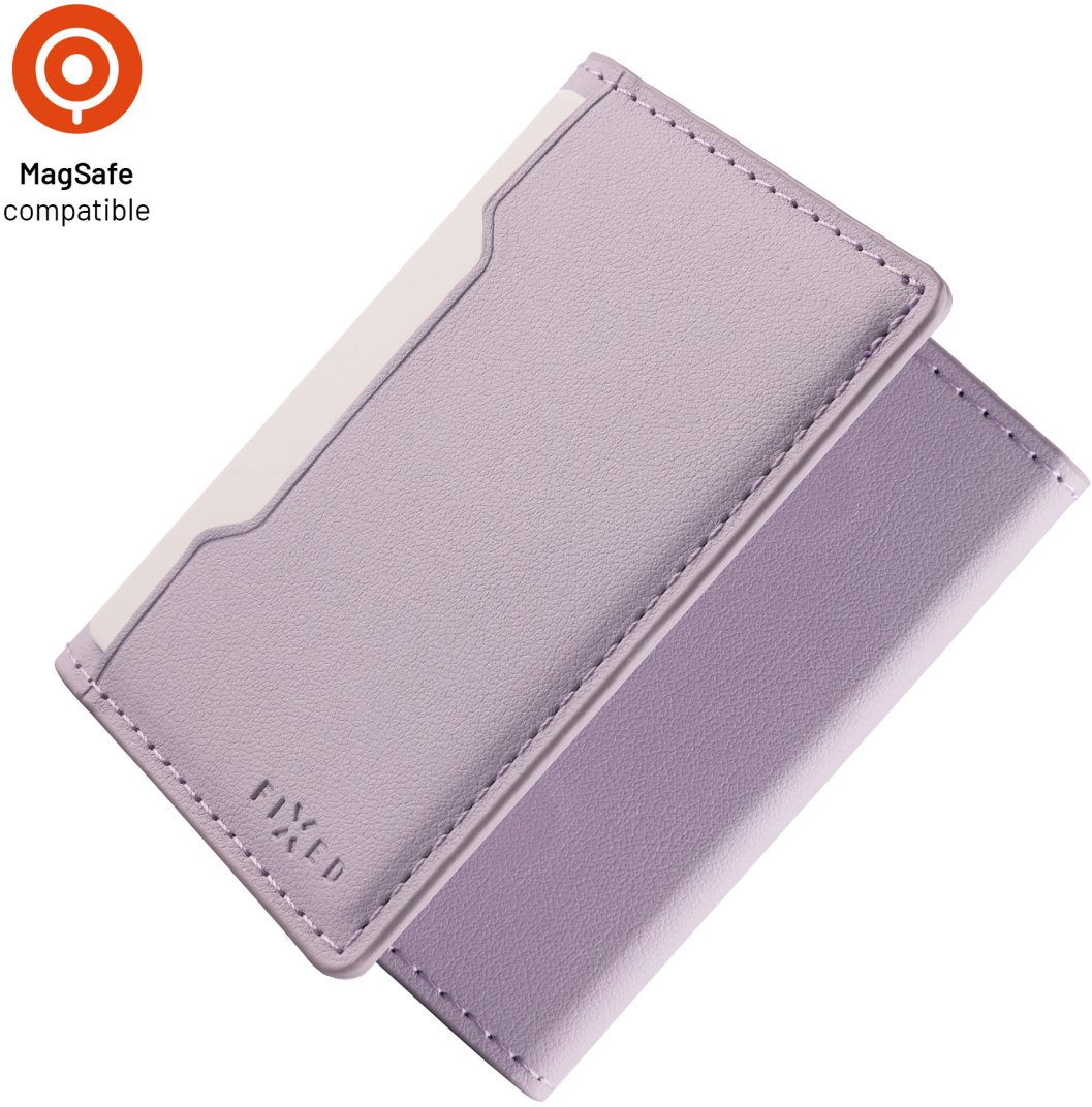 FIXED MagWallet Trifold světle fialová