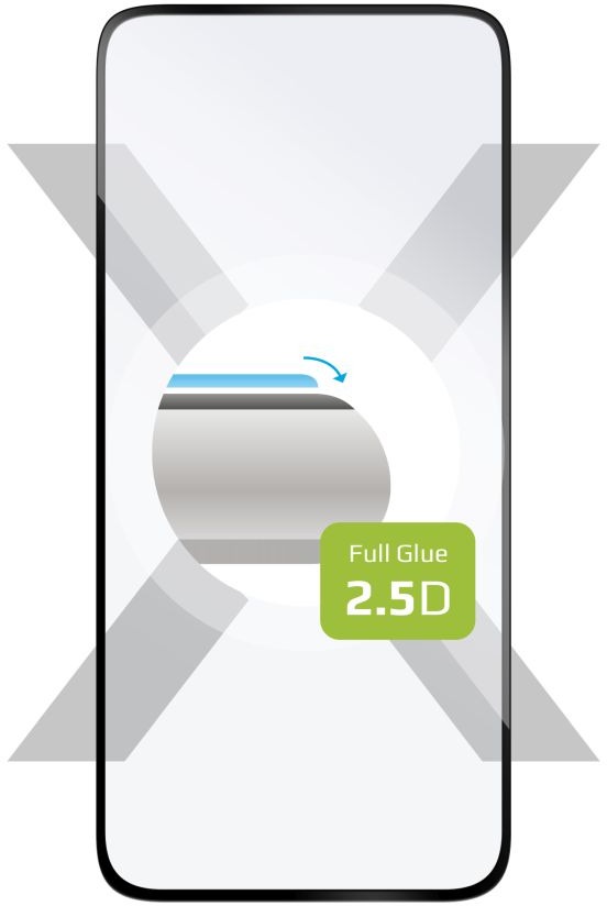 FIXED FullGlue-Cover pro Google Pixel 8a černé