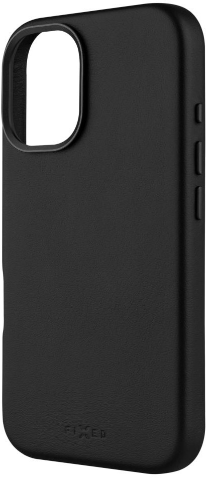 FIXED MagLeather s podporou MagSafe pro Apple iPhone 16 černý