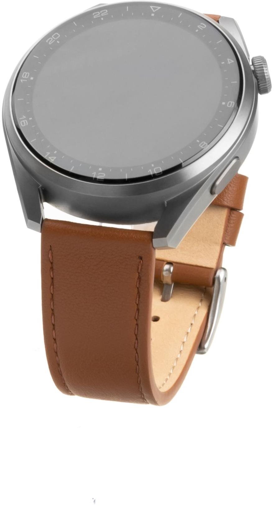 FIXED Leather Strap se šířkou 20mm hnědý