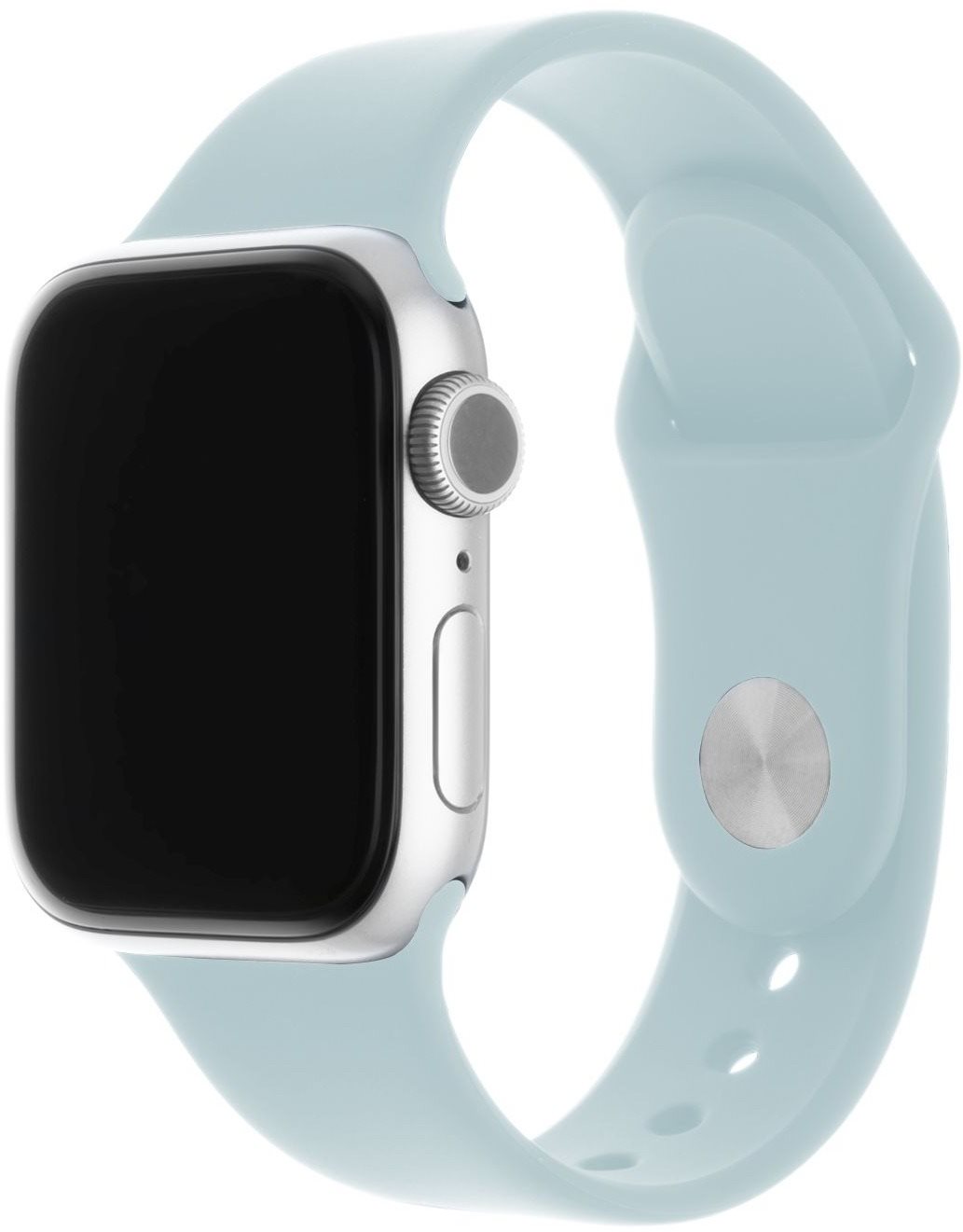 FIXED Silicone Strap SET pro Apple Watch 42/44/45/Ultra 49mm světle tyrkysový