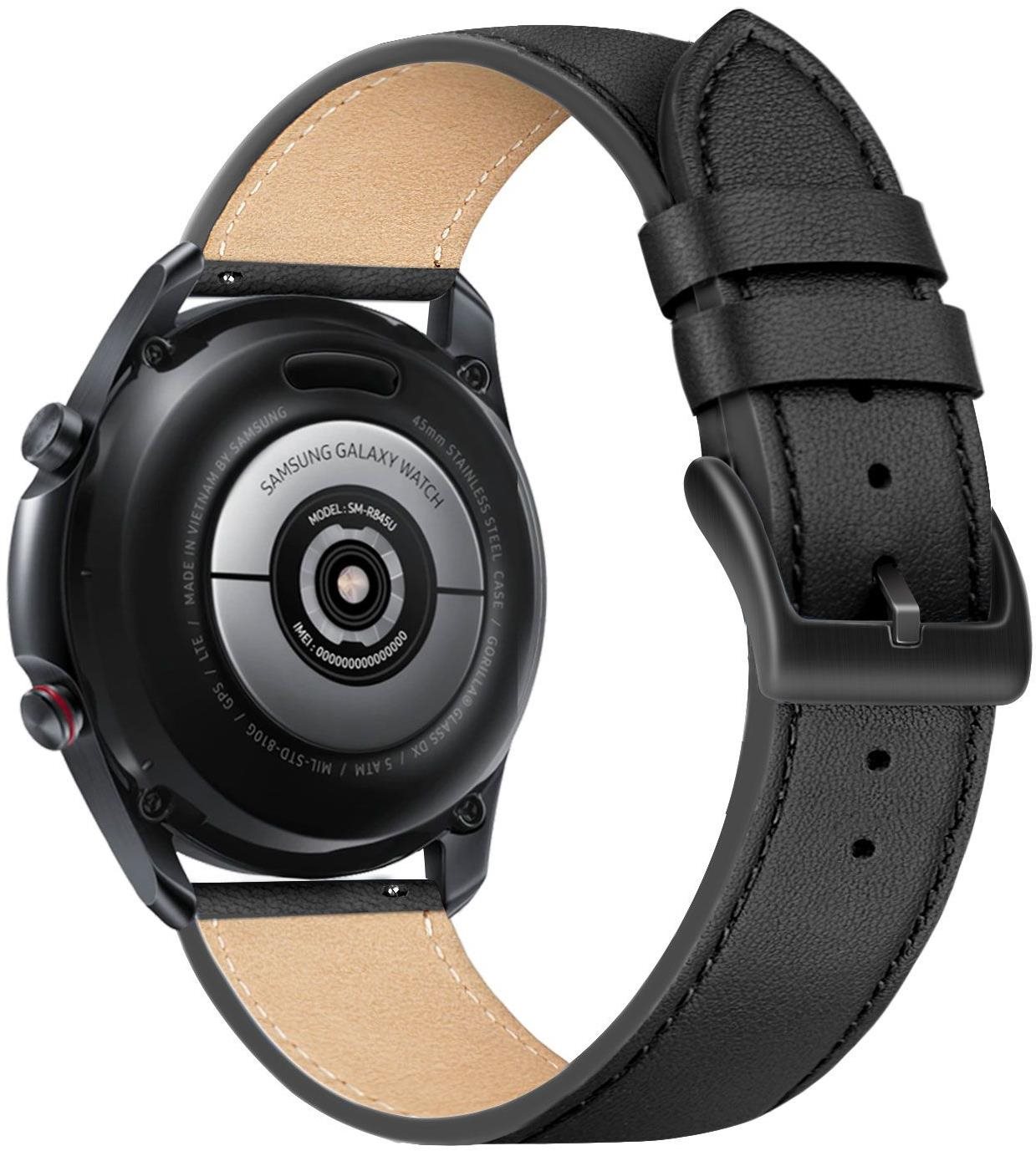 FIXED Leather Strap černý