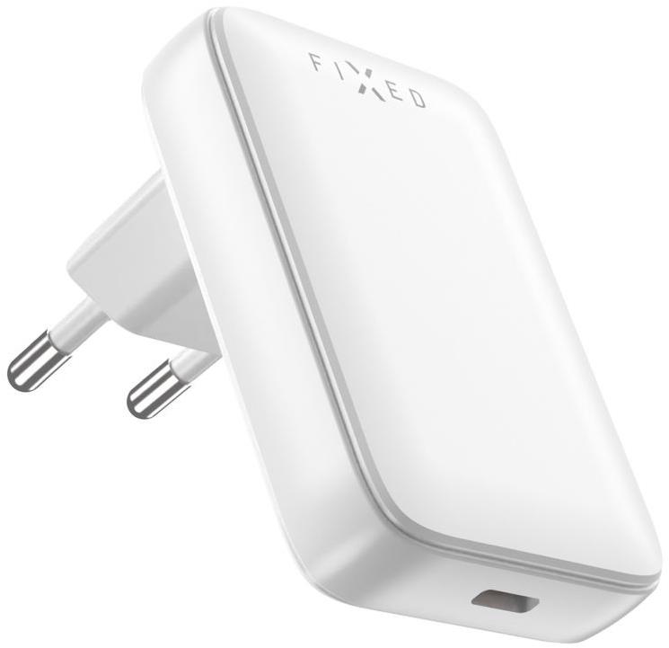 FIXED Slim GaN s USB-C výstupem a podporou PD 30W bílá