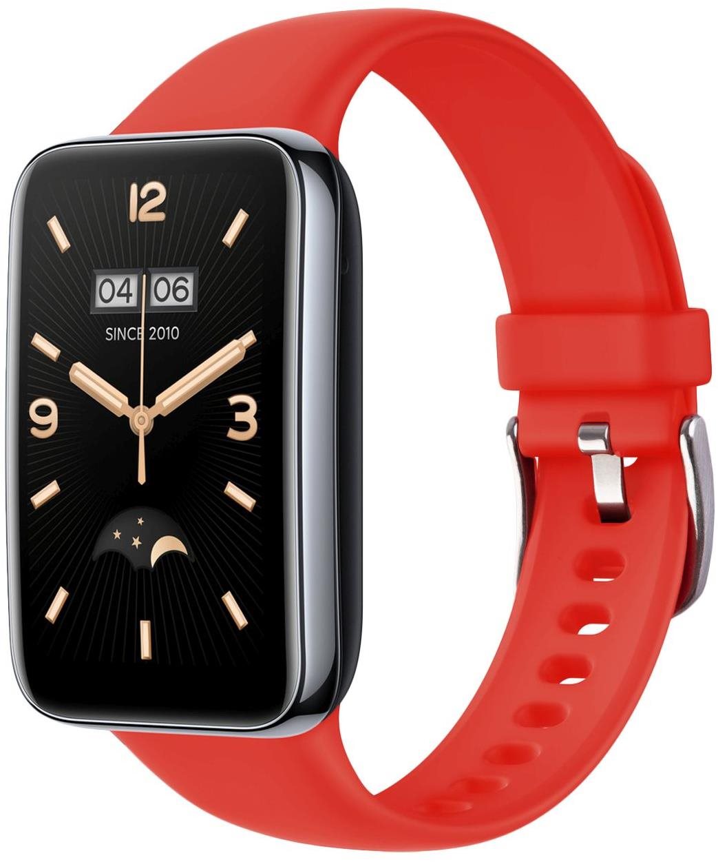 FIXED Silicone Strap pro Xiaomi Mi Smart Band 7 Pro červený