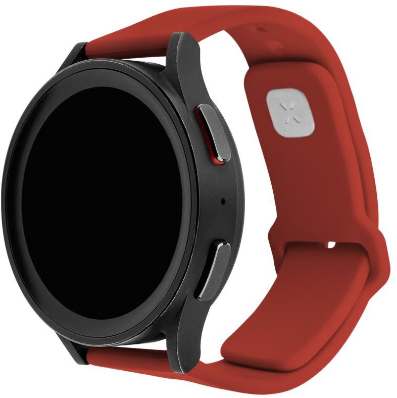 FIXED Silicone Sporty Strap s Quick Release 22mm pro smartwatch červený
