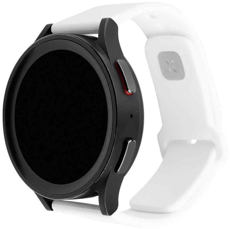 FIXED Silicone Sporty Strap s Quick Release 22mm pro smartwatch bílý