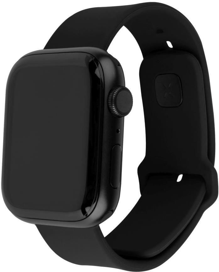 FIXED Silicone Sporty Strap pro Apple Watch 42/44/45mm černý
