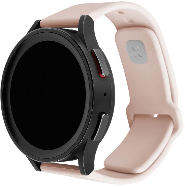 FIXED Silicone Sporty Strap s Quick Release 20mm pro smartwatch růžový