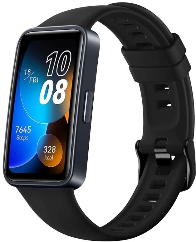 FIXED Silicone Strap pro Huawei Band 8/9/10 černý