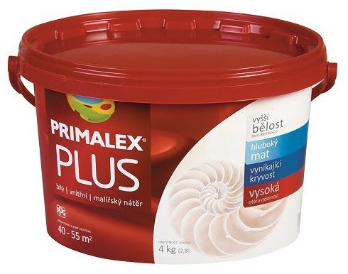 Primalex Plus 4 kg, bílý mat