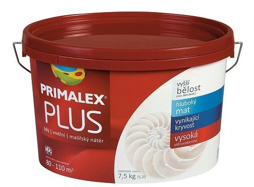 Primalex Plus 7,5 kg, bílý mat