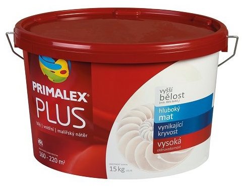 Primalex Plus 15 kg, bílý mat