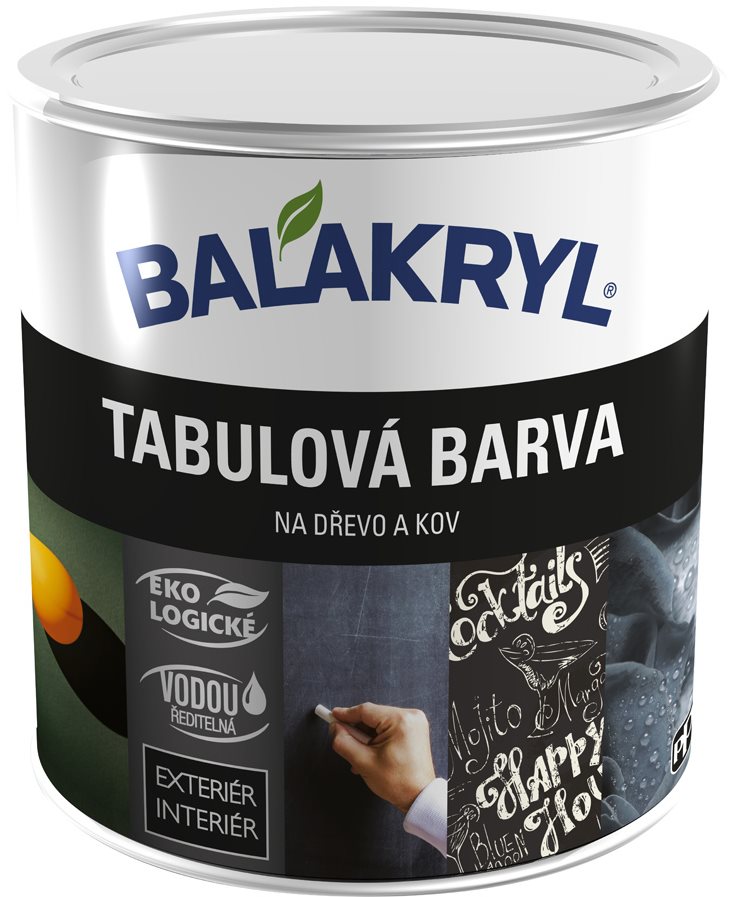 Balakryl Tabulová 0,7 kg, černá