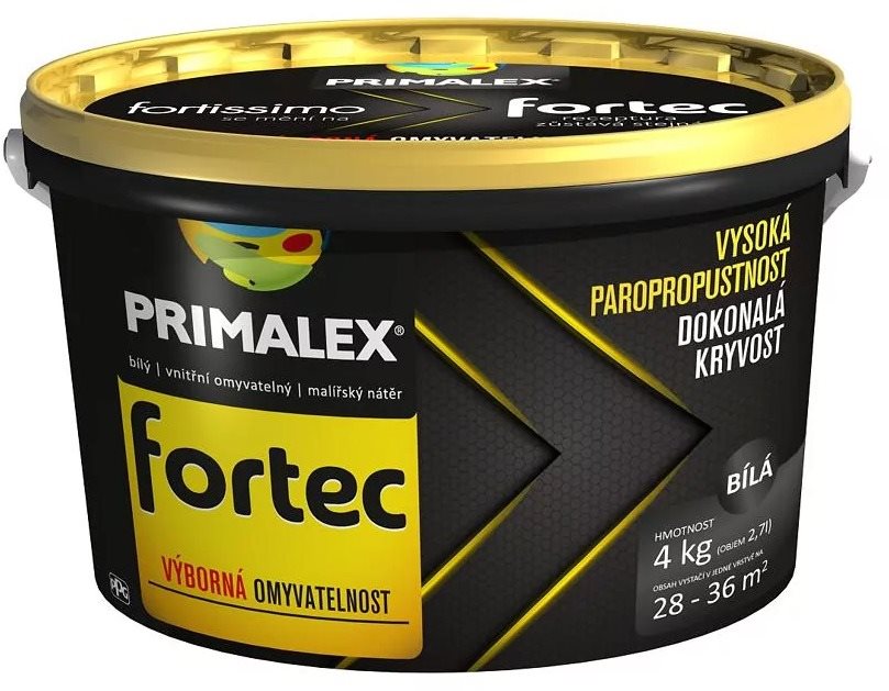 Primalex Fortec 4 kg, bílá