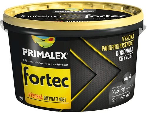 Primalex Fortec 7,5 kg, bílá
