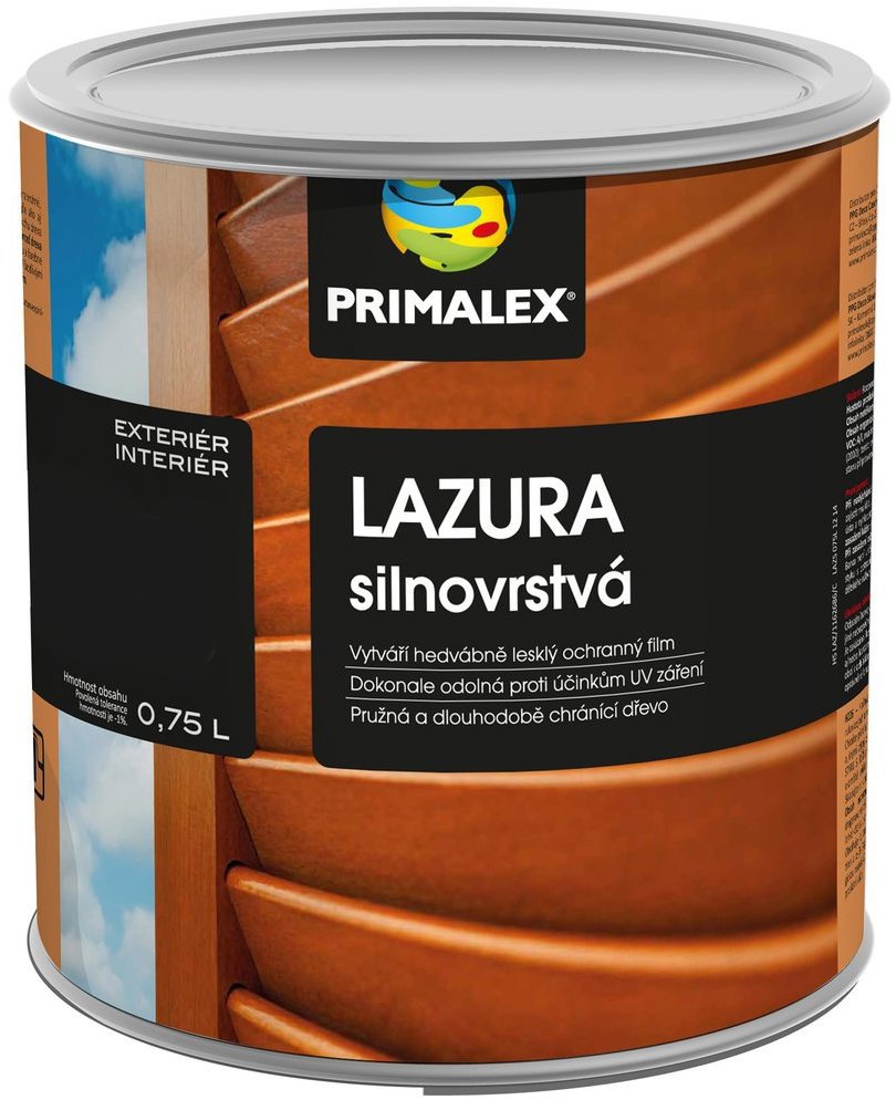 PPG Primalex lazura silnovrstvá kaštan, 0,75 l