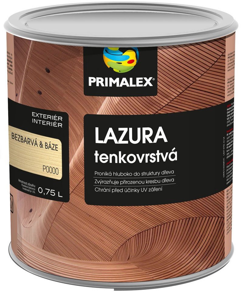 PPG Primalex lazura tenkovrstvá třešeň, 0,75 l