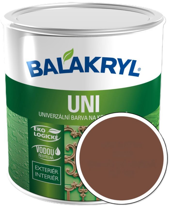 PPG Balakryl Uni Satin 8002, 0,7 kg, signální hnědá