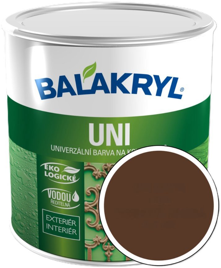 PPG Balakryl Uni Satin 8011, 0,7 kg, oříšková hnědá
