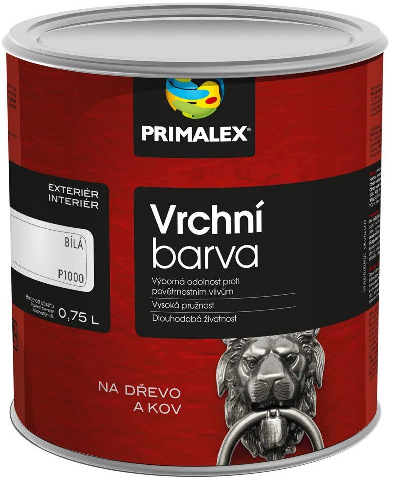 PPG Primalex Vrchní barva 1999, 5 l, černá lesk