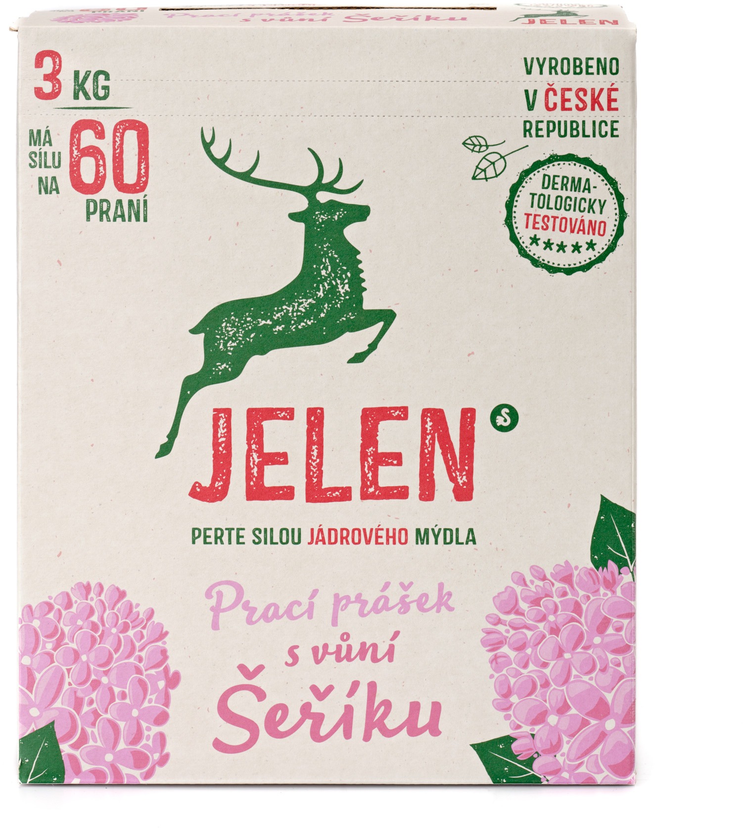 JELEN prací prášek s vůní šeříku 3 kg