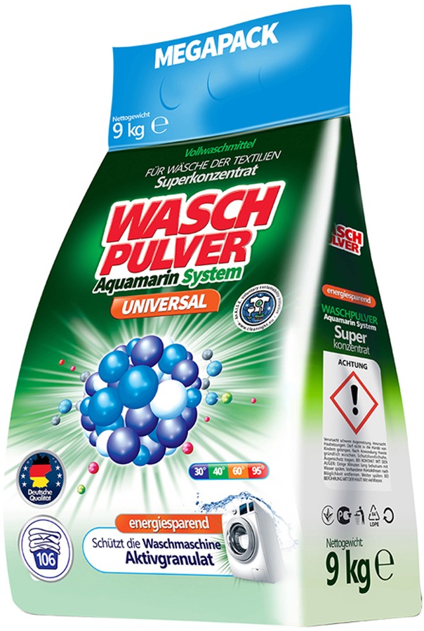 WASCH PULVER Universal 9 kg