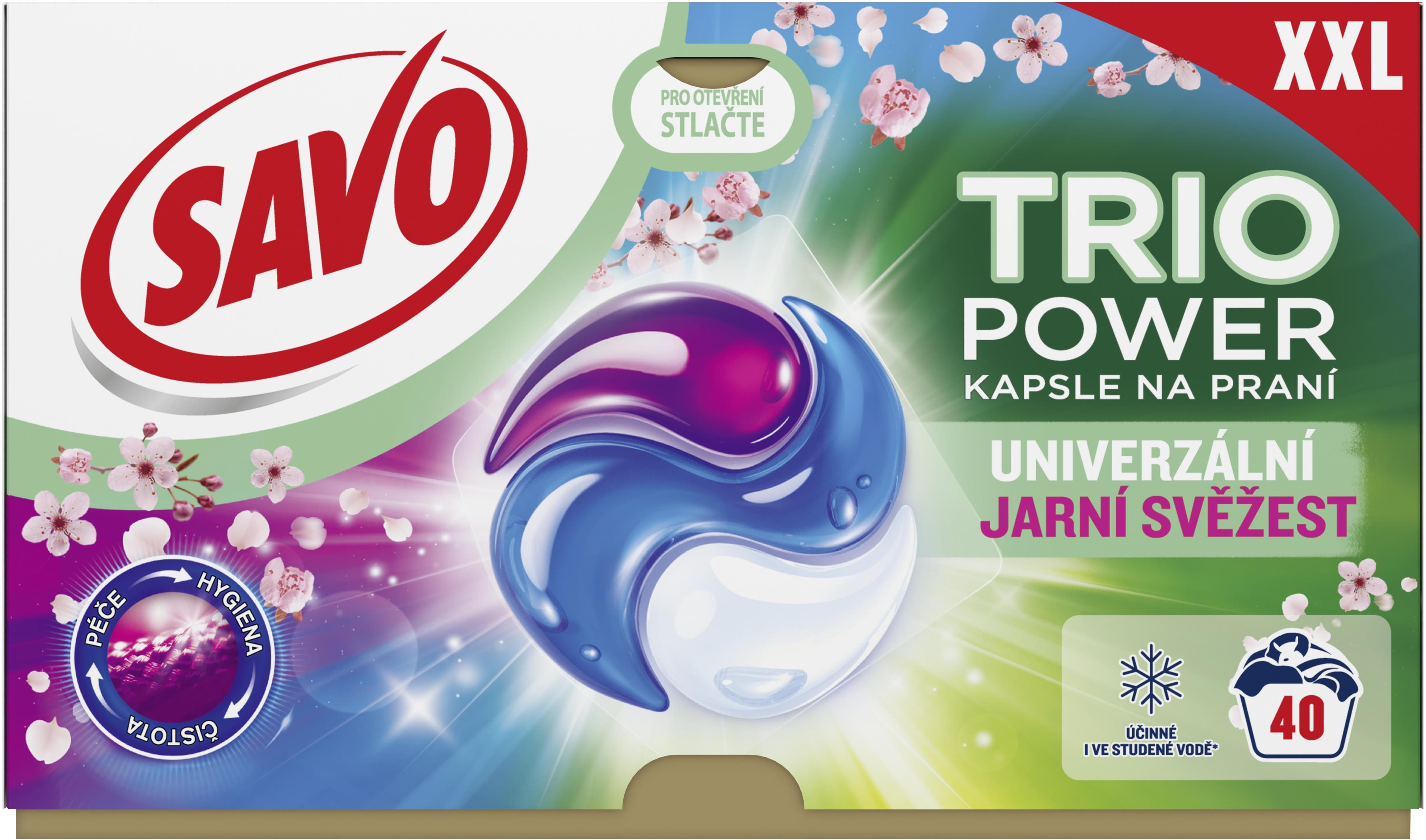 SAVO Trio Power Universal Jarní svěžest 40 ks