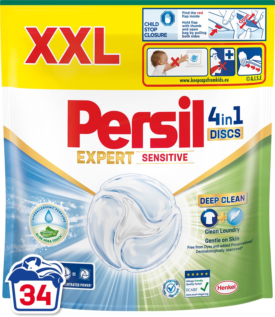 PERSIL Discs Expert Sensitive 34 ks