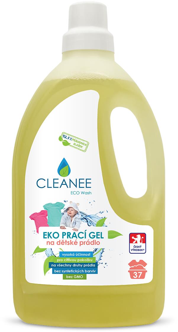 CLEANEE Eko prací gel na dětské prádlo 1,5 l