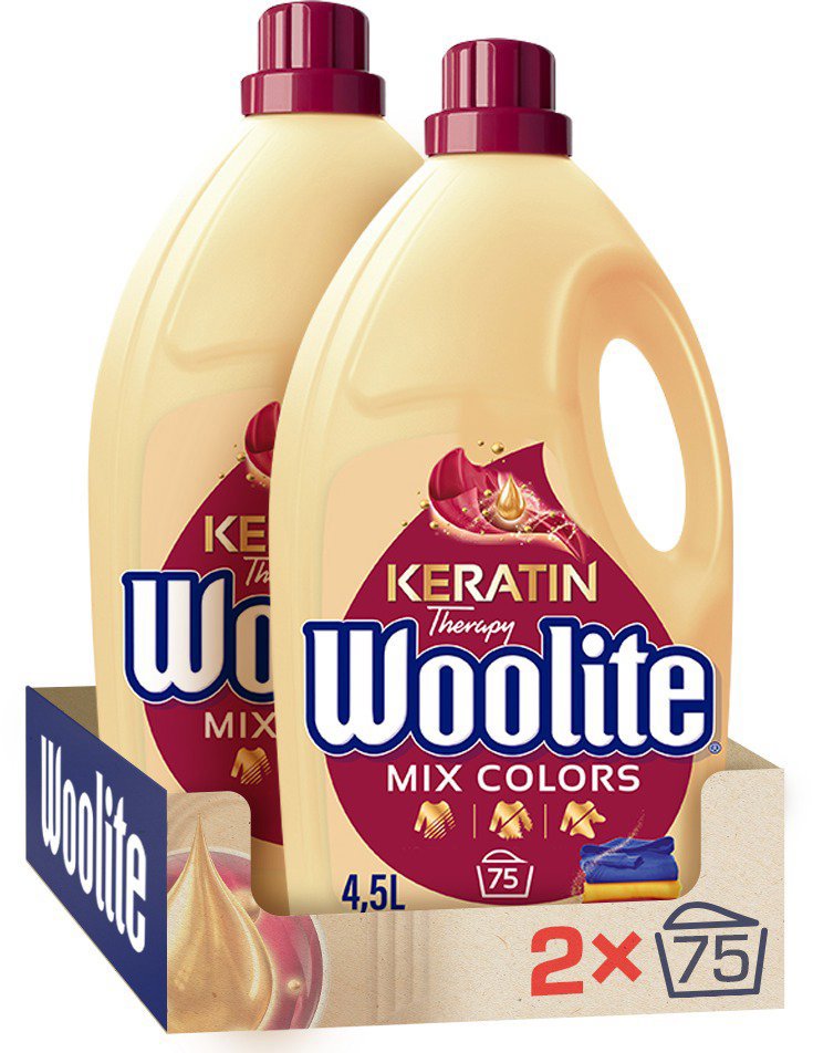 WOOLITE Color With Keratin 2× 4,5l
