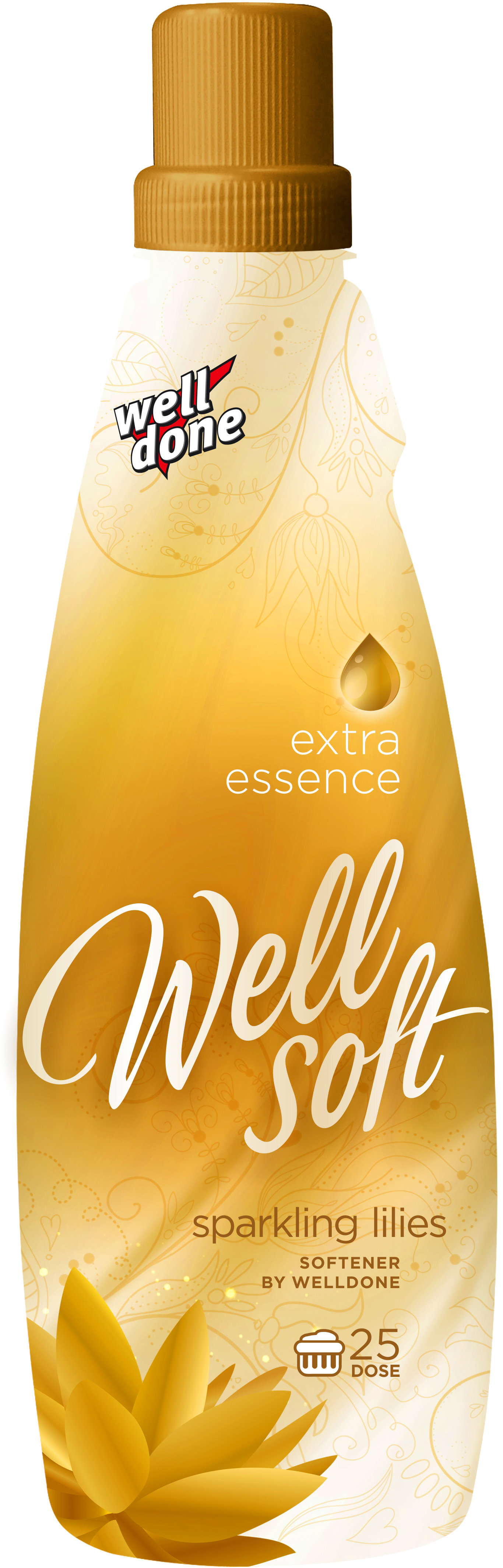 Well Done Wellsoft Sparkling Lilies Gold 1 l
