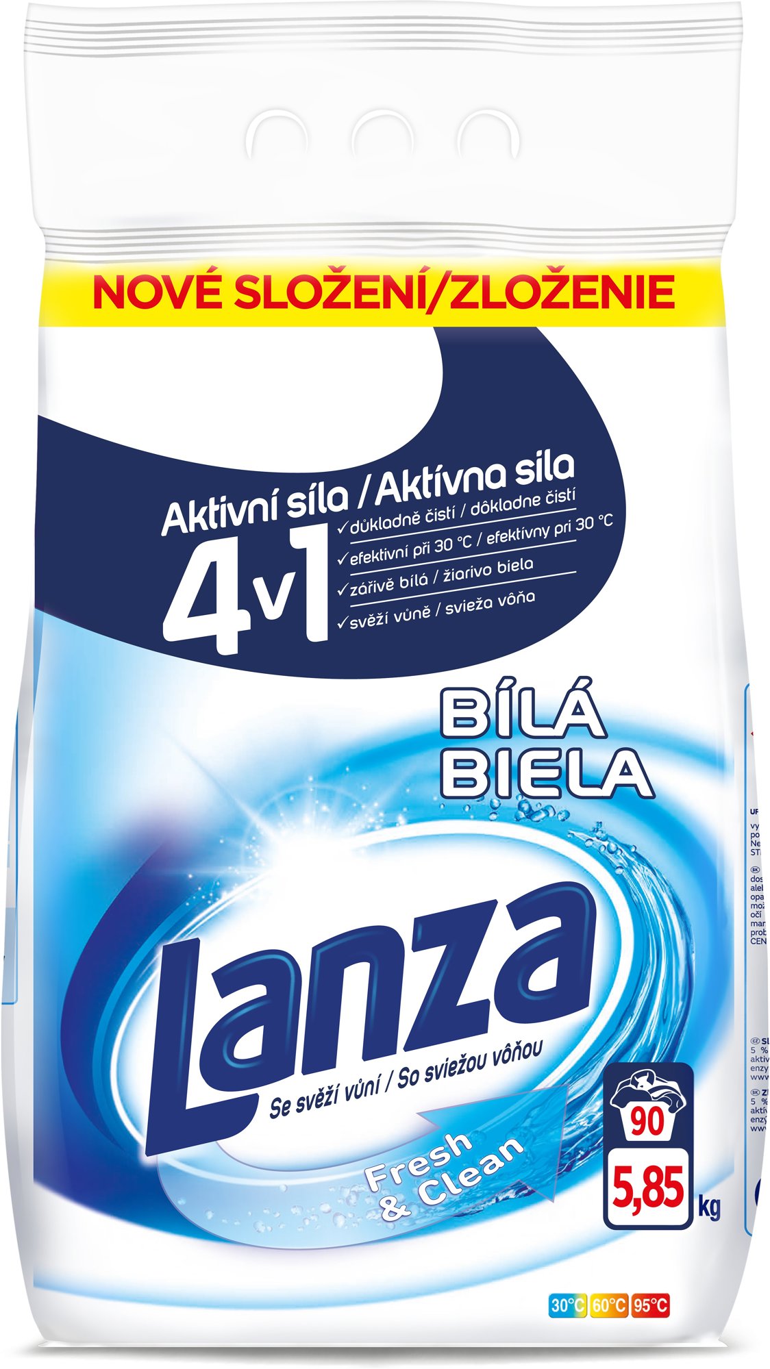 LANZA Fresh & Clean White 5,85 kg
