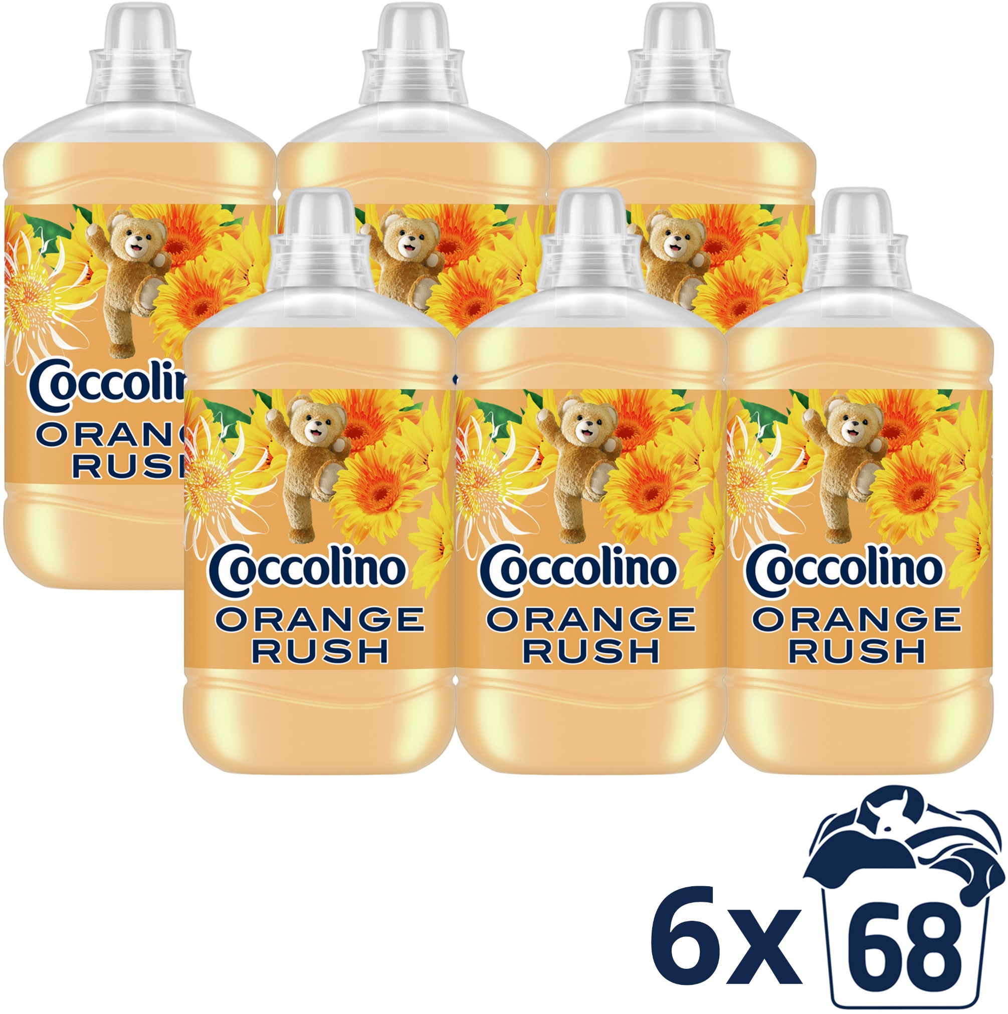COCCOLINO Orange Rush 6 × 1700 ml