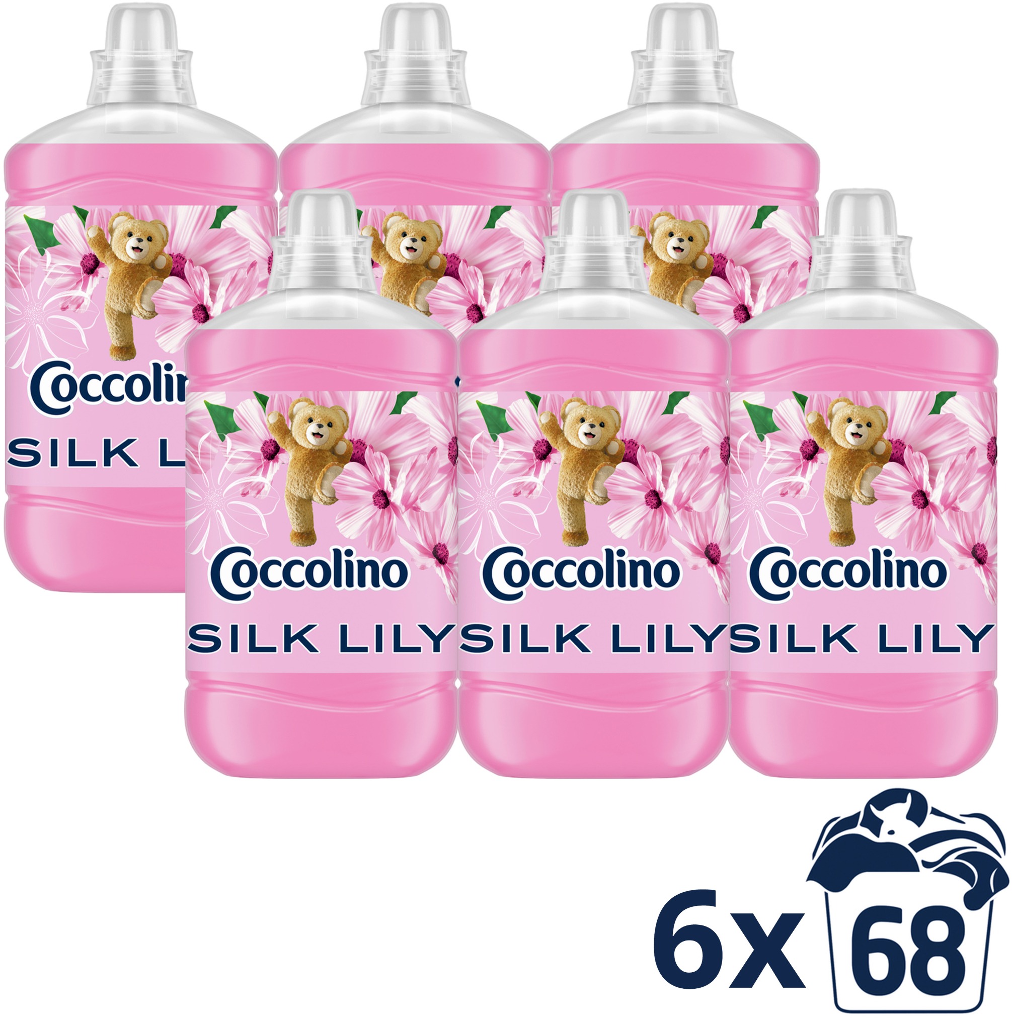 COCCOLINO Silk Lily 6 × 1700 ml