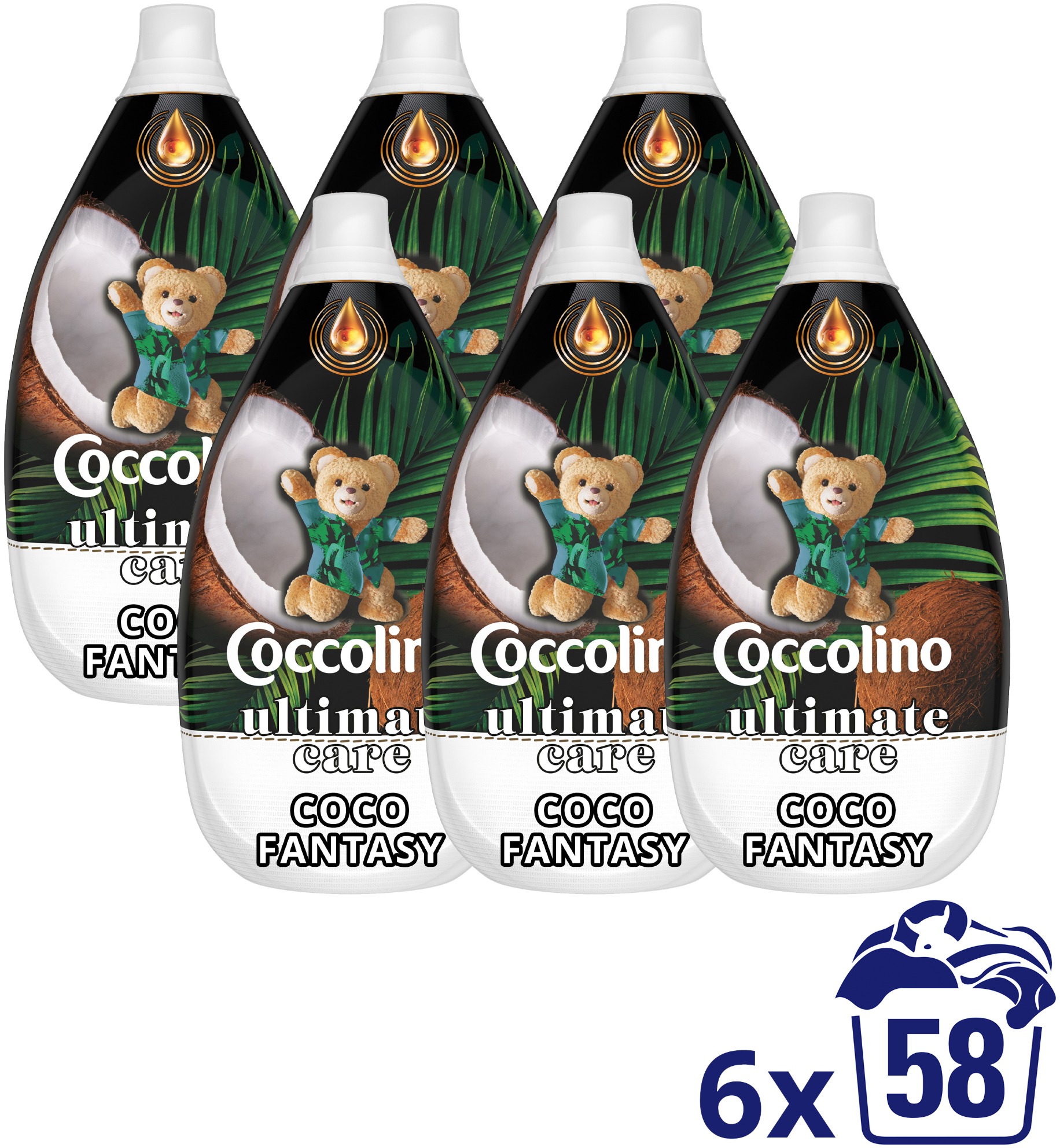 COCCOLINO Ultimate Care Coco Fantasy 6 × 870 ml