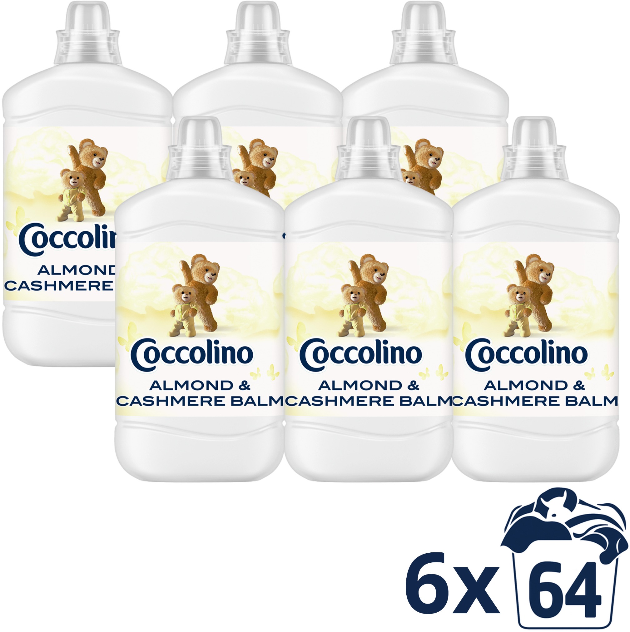 COCCOLINO Sensitive Almond 6 × 1600 ml