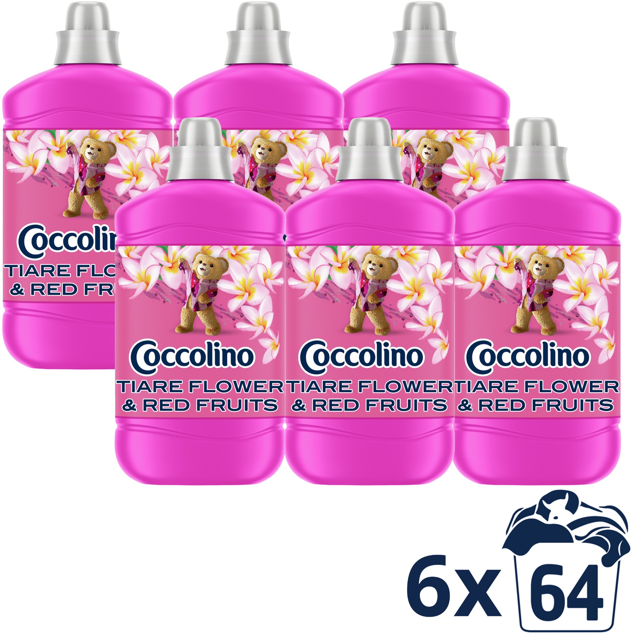 COCCOLINO Tiare Flower & Red Fruits 6 × 1600 ml