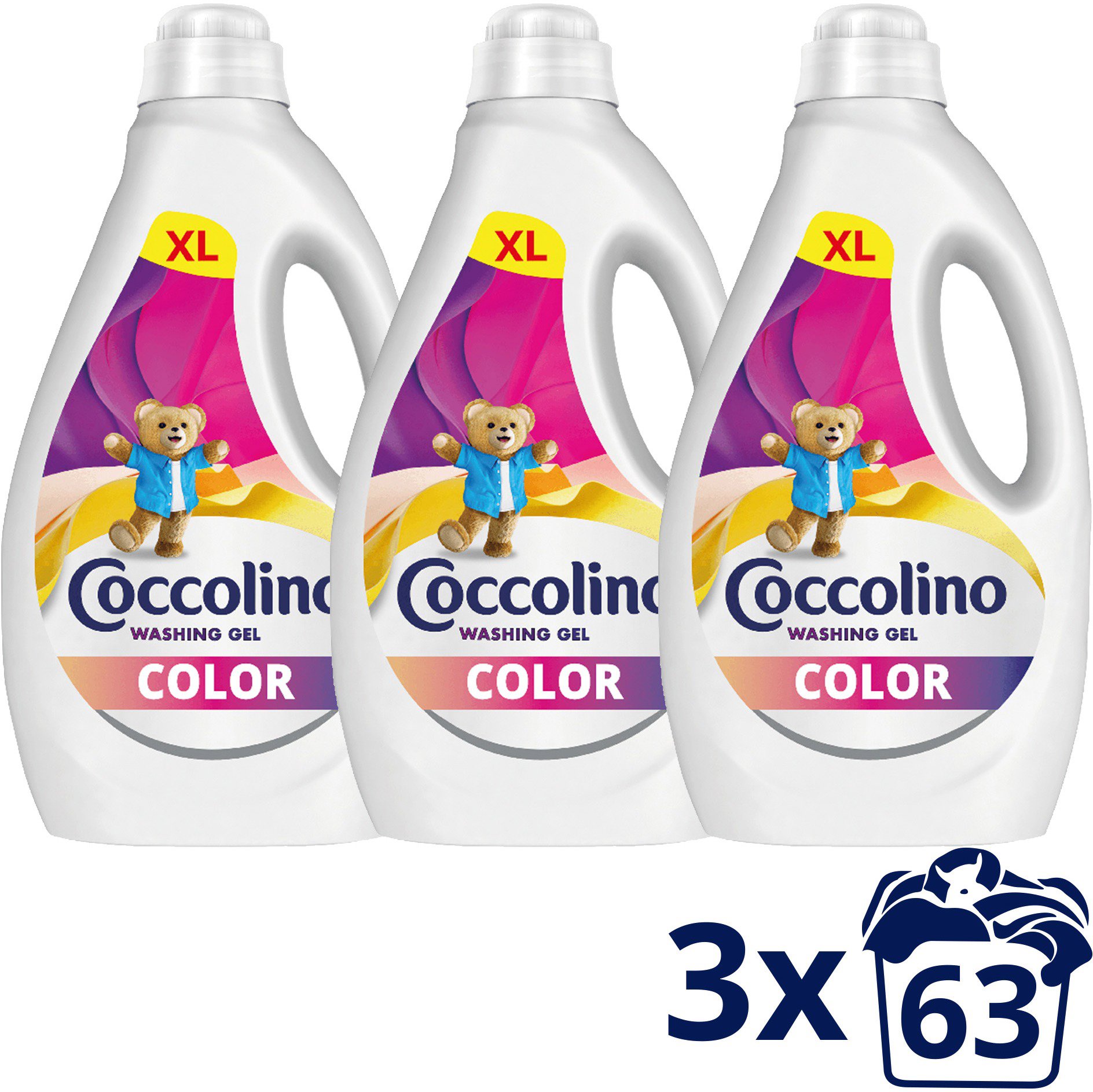 COCCOLINO Color 3 × 2,72 l