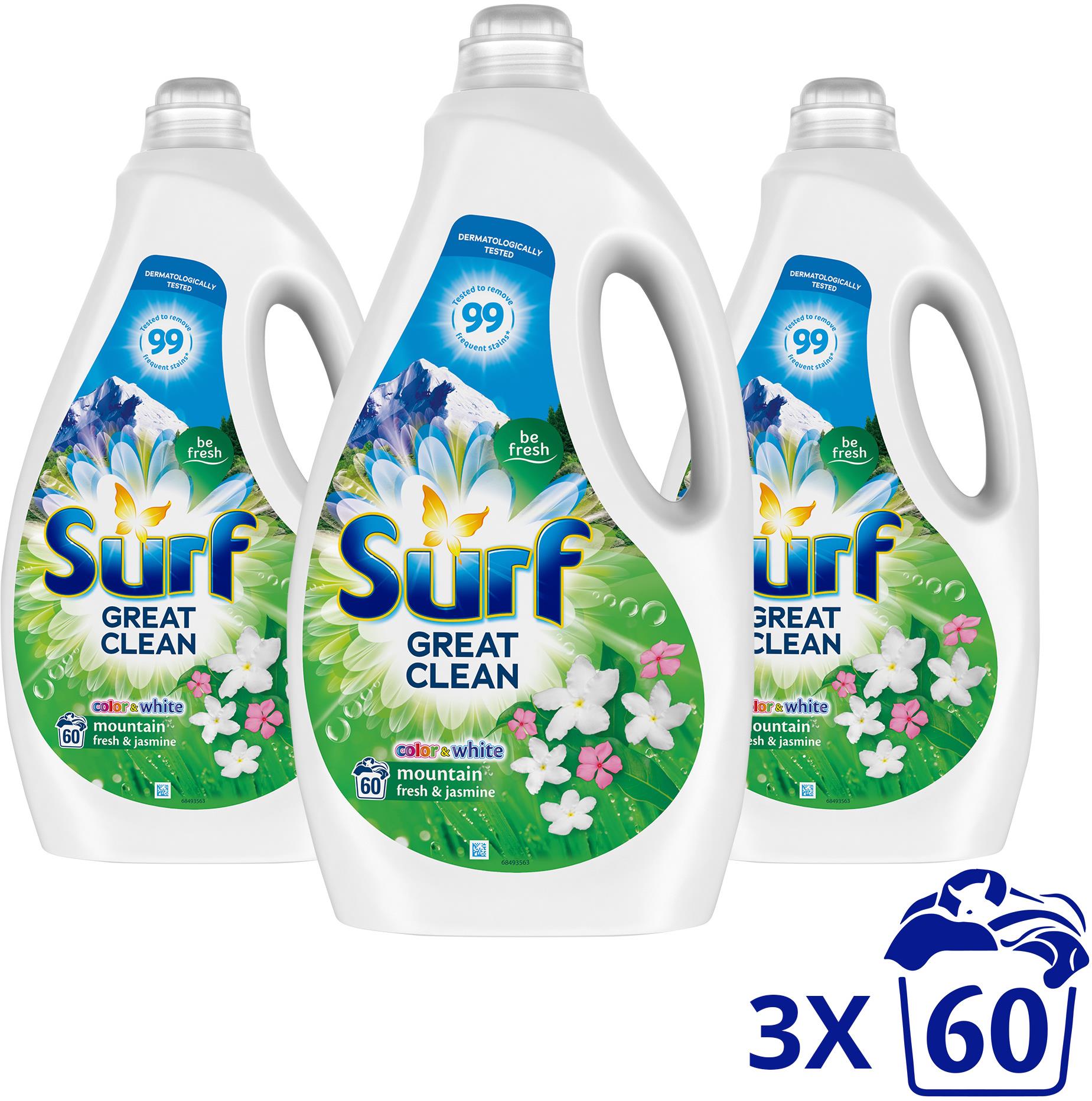 SURF Mountain Fresh & Jasmine 3 × 2 l