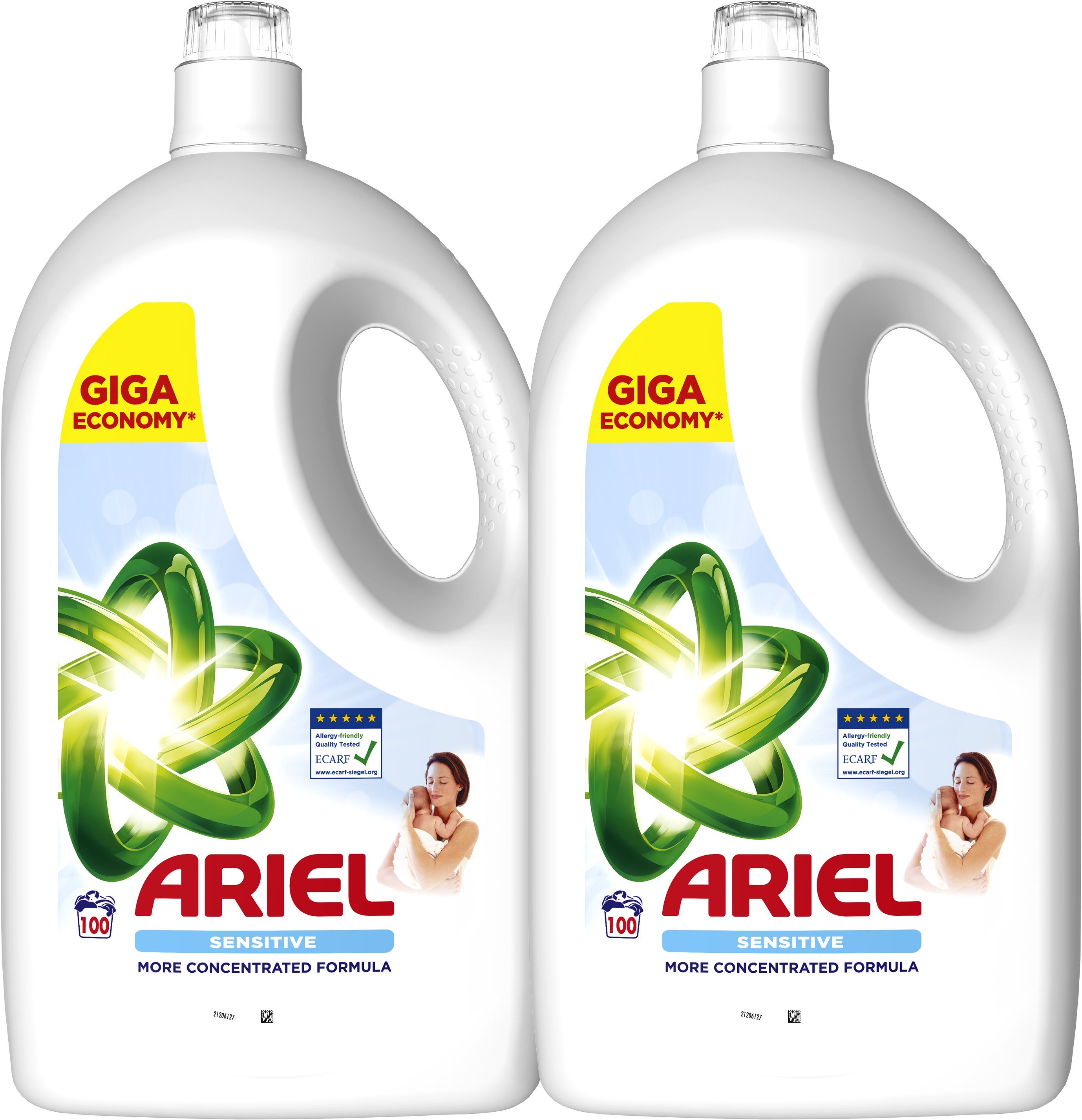 ARIEL Sensitive 2× 4,5 l