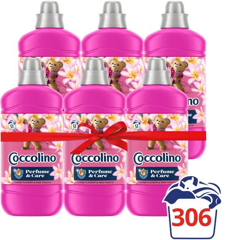 COCCOLINO Tiare Flower & Red Fruits 6× 1,275 l