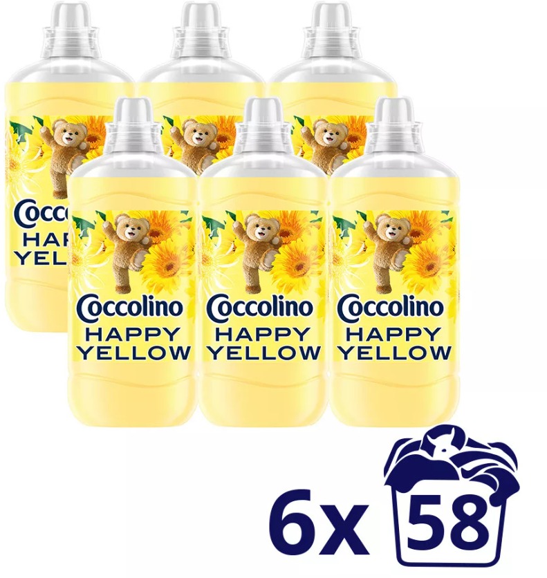 COCCOLINO Happy Yellow 6× 1,450 l