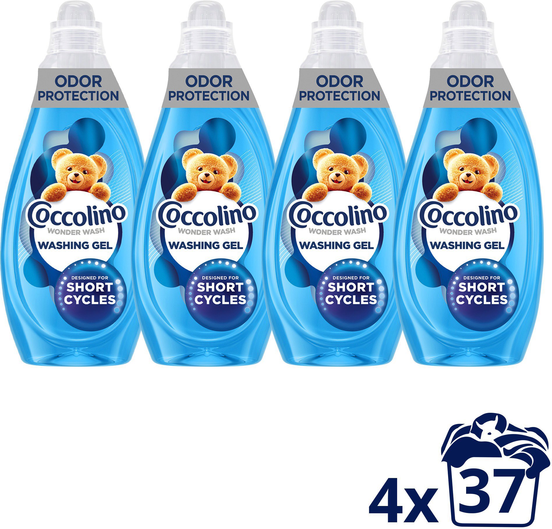 COCCOLINO Wonder Wash Odor Defence 4 × 1,48 l