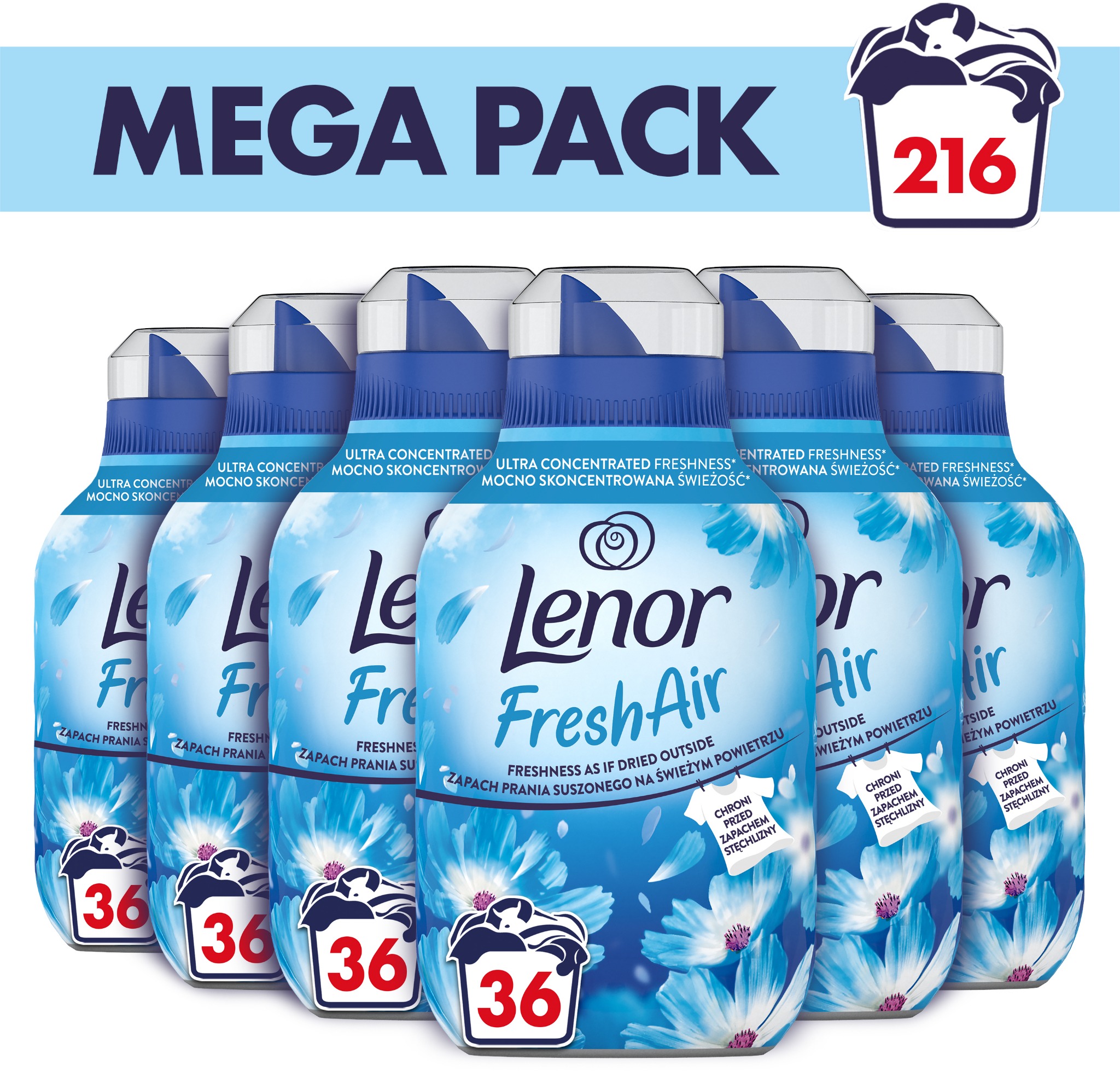 LENOR Fresh Air Fresh Wind 6 × 504 ml