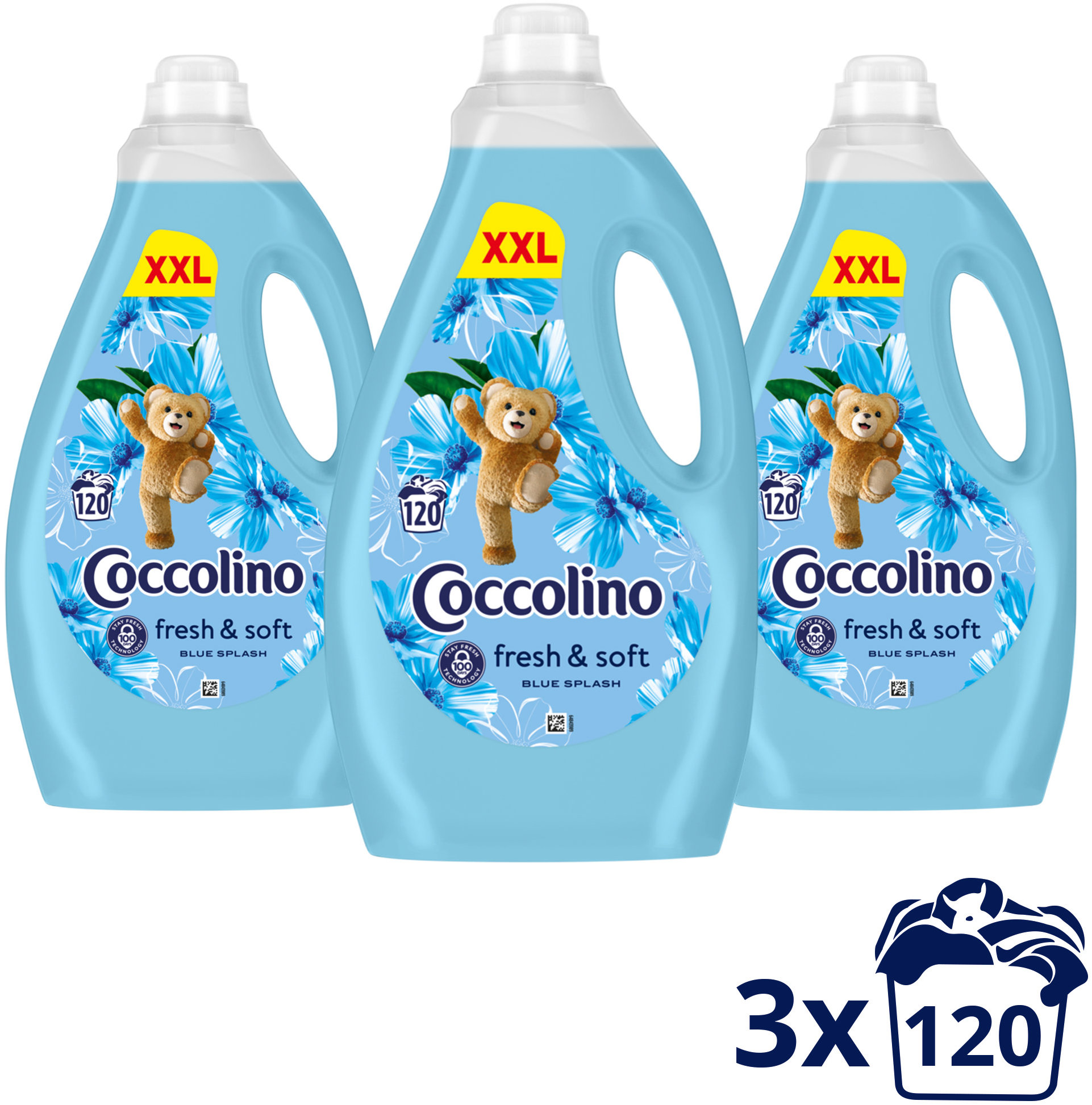 COCCOLINO Blue Splash 3× 3 l